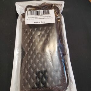 Quilted Brown Wallet Case